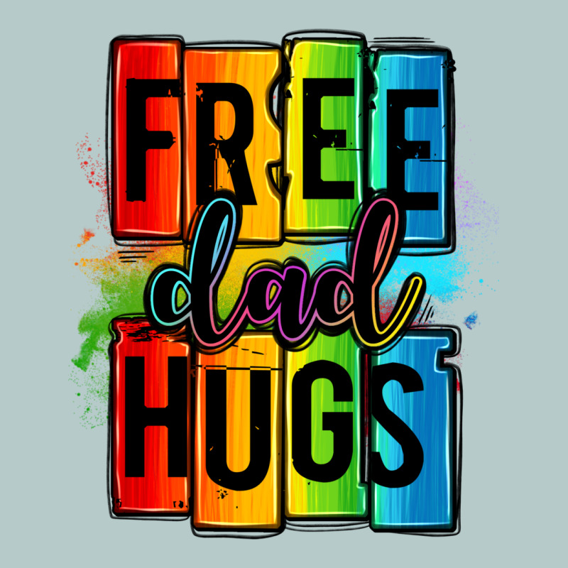 Free Dad Hugs Heavy Core Tee by OliviaCreatesArt | Teevron