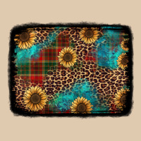 Christmas Sunflowers And Buffalo Plaid Background Heavyweight Sweatshirt | Teevron