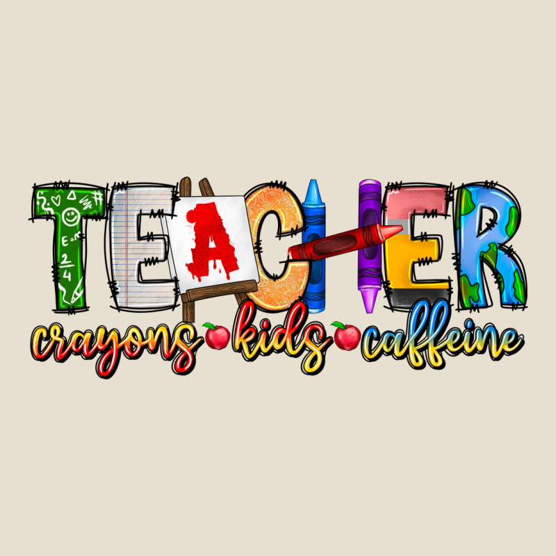 Teacher Cryons Kids Caffeine Urban Heavy Tee by CowhideDigitalArt | Teevron