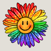 Rainbow Smiley Face Sunflower Heavy Core Tee | Teevron