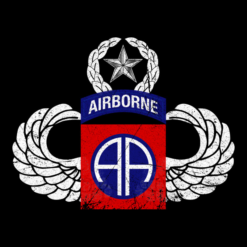 82nd Airborne Div Parachutist Wings And Patch - Distressed Premium Tee by baoMotion | Teevron