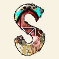 Farm Life Alphabet Lowercase Letters S Vintage Tee | Teevron