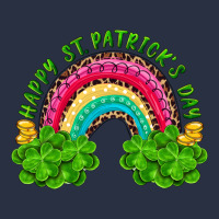 Happy St. Patrick's Day Rainbow And Shamrock Heavyweight Sweatshirt | Teevron