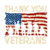 Thank You Veterans American Flag Patriotic | Teevron
