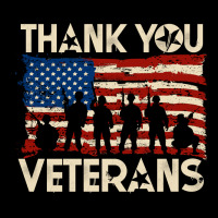 Thank You Veterans American Flag Patriotic Premium Tee | Teevron