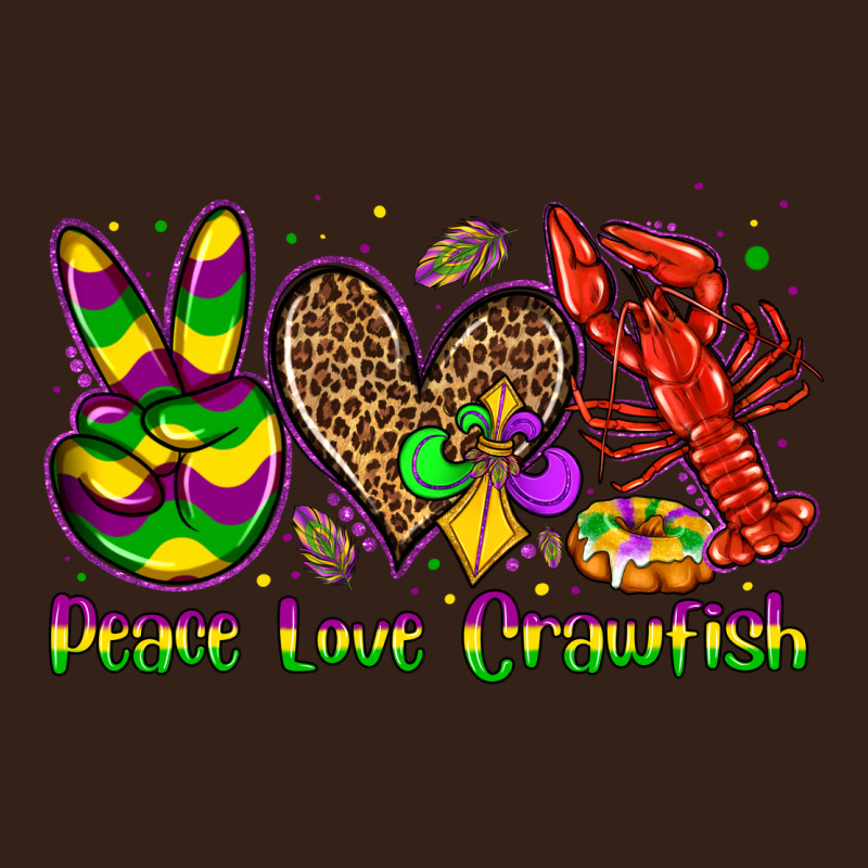 Peace Love Crawfish Olivia Heavy Core Tee by OliviaCreatesArt | Teevron