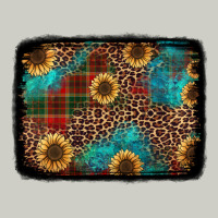 Christmas Sunflowers And Buffalo Plaid Background Heavyweight Hoodie | Teevron