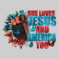 She Love Jesus And America Too Premium Tee | Teevron
