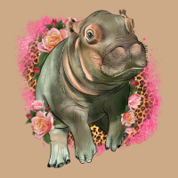 Leopard Baby Hippo Vintage Hoodie | Teevron
