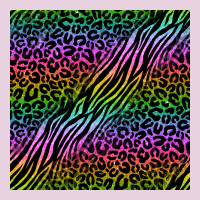 Neon Glitter Safari Seamless Pattern Ladies Tee | Teevron