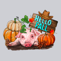 Hello Fall Pig Heavyweight Sweatshirt | Teevron