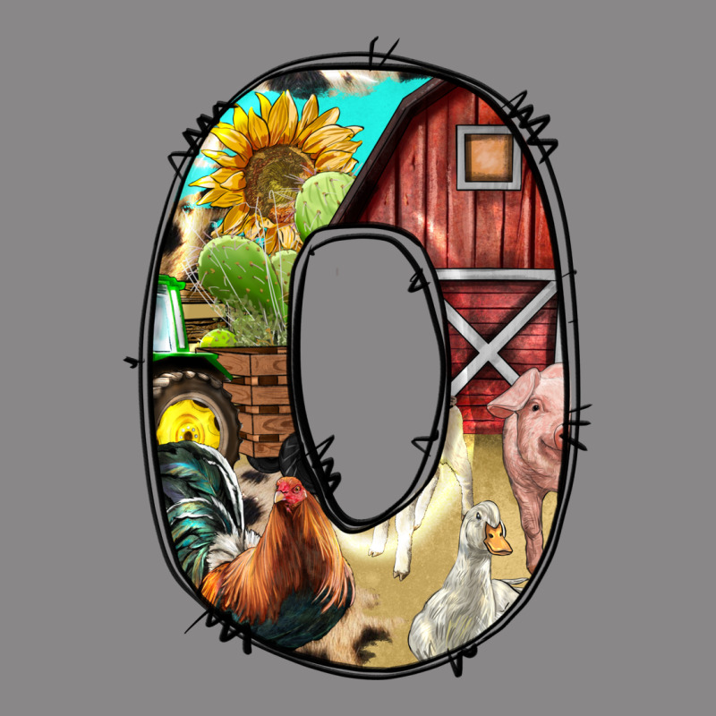 Farm Life Alphabet Lowercase Letters O Vintage Tee by BundleAndBundleShop | Teevron
