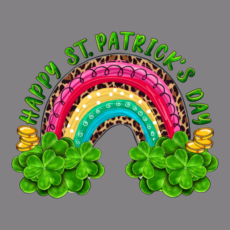 Happy St. Patrick's Day Rainbow And Shamrock Heavyweight Hoodie by RanaPortraitStore | Teevron
