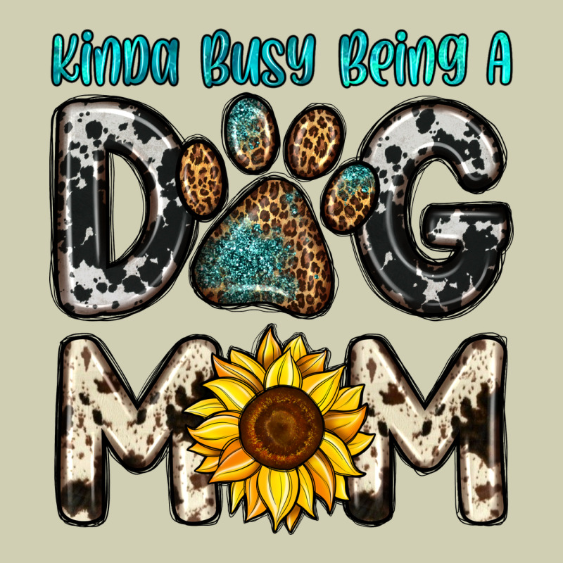 Kinda Busy Being A Dog Mom Heavy Core Tee by OliviaCreatesArt | Teevron