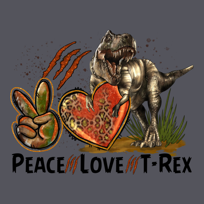 Peace Love T Rex Vintage Hoodie by LillyAllenDesigns | Teevron