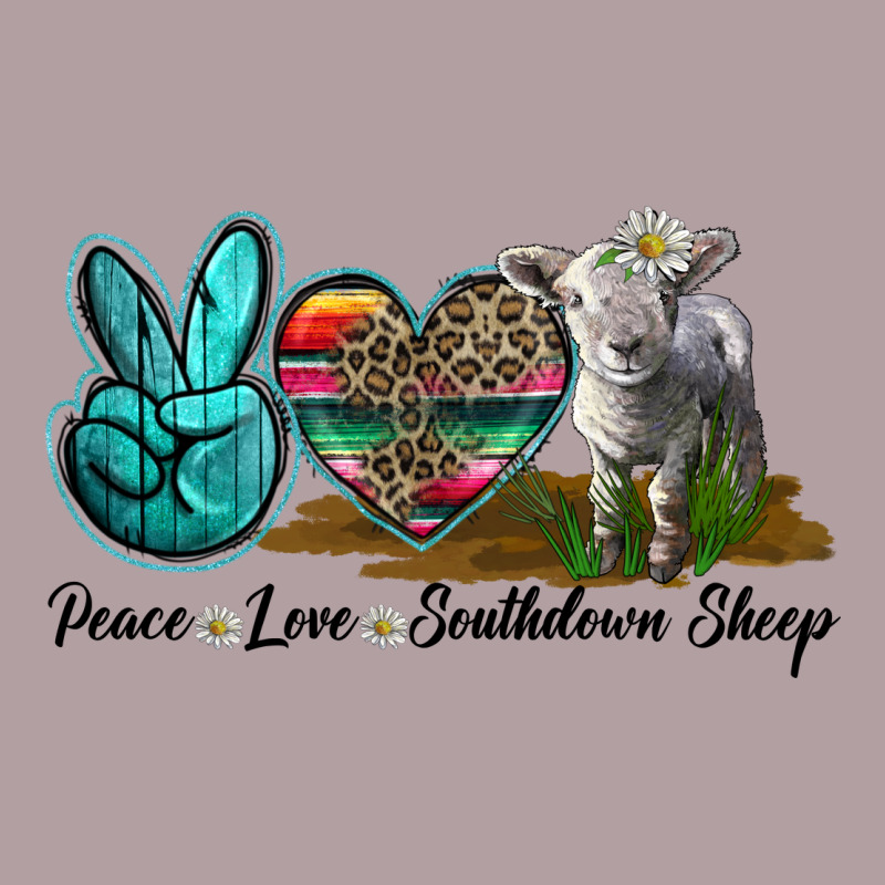 Peace Love Southdown Sheep Vintage Hoodie by LillyAllenDesigns | Teevron