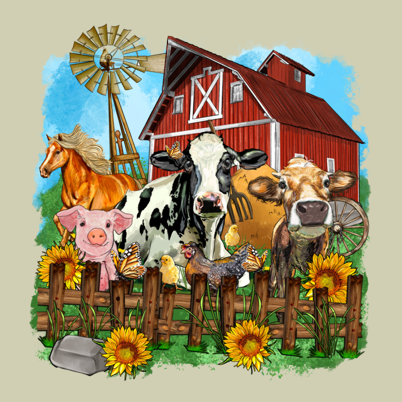 Farm Life Olivia Heavy Core Tee by OliviaCreatesArt | Teevron