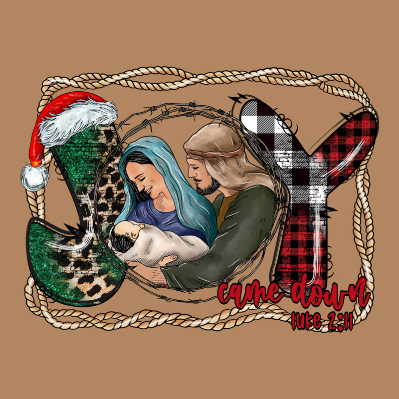 Joy Christmas Long Sleeve Tee by CowhideDigitalArt | Teevron