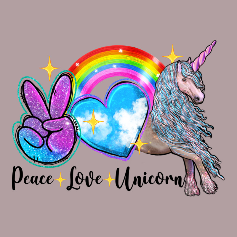 Peace Love Unicorn Vintage Hoodie by LillyAllenDesigns | Teevron