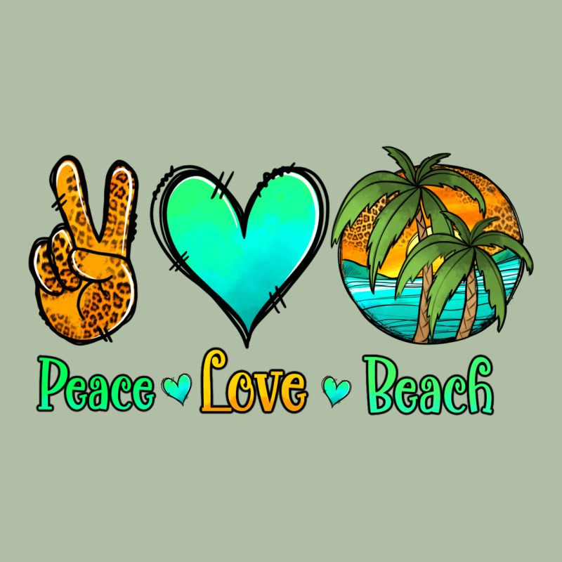 Peace Love Beach Urban Heavy Tee by Jasminsmagicworld | Teevron