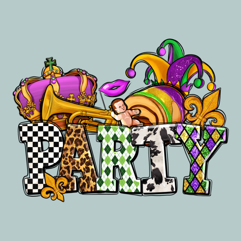 Mardi Gras  Party Olivia Heavy Core Tee by OliviaCreatesArt | Teevron
