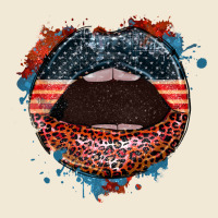 American Flag Lips 4th Of July Premium Tee | Teevron
