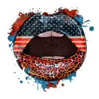 American flag lips 4th of july | Teevron