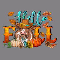 Hello Fall Heifer Cow Heavyweight Hoodie | Teevron