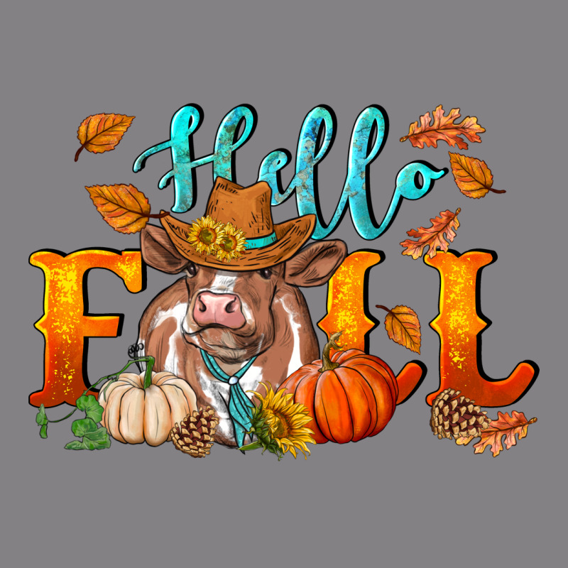 Hello Fall Heifer Cow Heavyweight Hoodie by RanaPortraitStore | Teevron