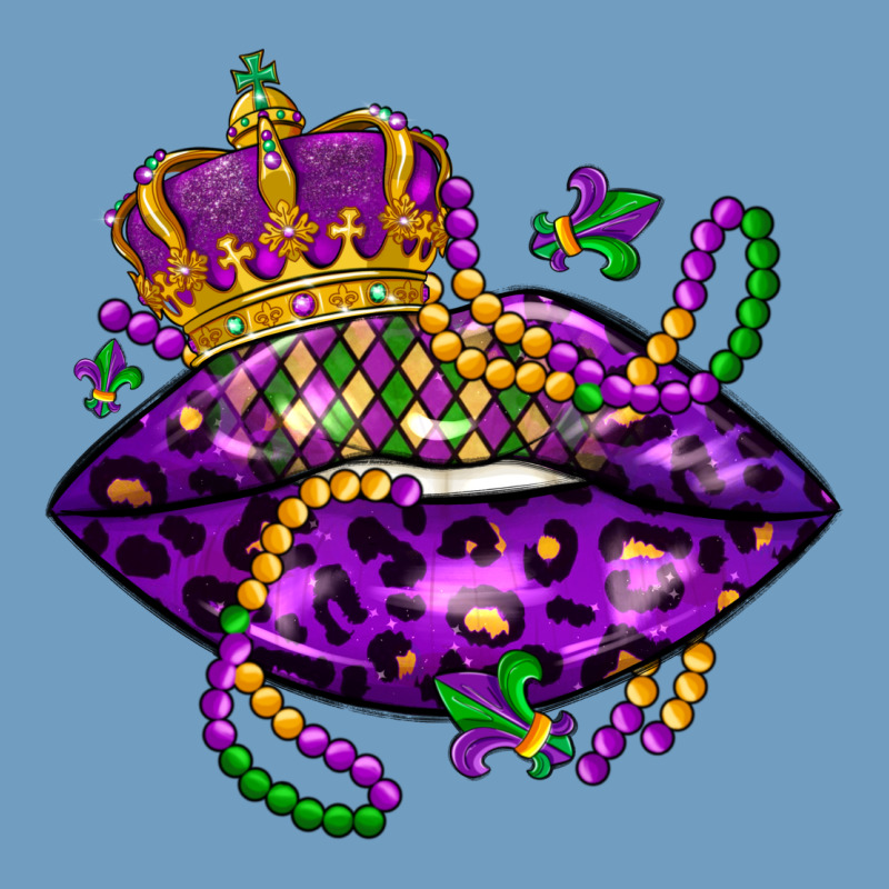 Mardi Gras Lips Urban Heavy Tee by LillyAllenDesigns | Teevron