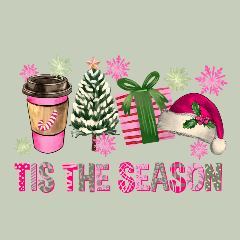 Pink Christmas Tis The Season Ladies Tee by FaDigitalArtStudio | Teevron