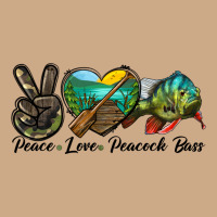 Peace Love Peacock Bass Vintage Hoodie | Teevron