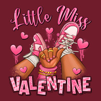 Little Miss Valentine Afro Kid Sneakers Zipper Hoodie | Teevron