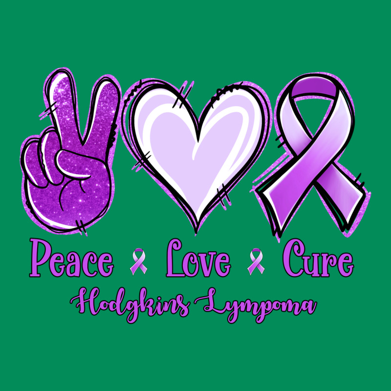 Peace Love Cure Odgkins Lympoma Urban Hoodie by Jasminsmagicworld | Teevron