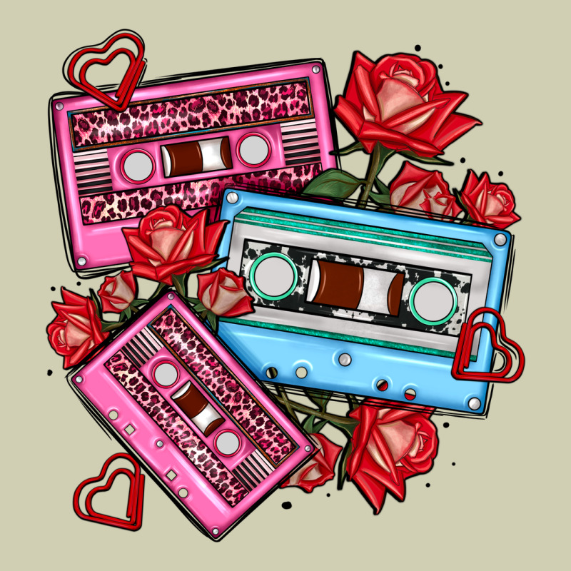Valentines Day Casette Olivia Heavy Core Tee by OliviaCreatesArt | Teevron