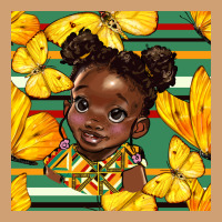 Juneteenth Afro Girl Seamless Pattern Vintage Tee | Teevron