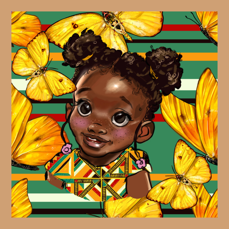 Juneteenth Afro Girl Seamless Pattern Vintage Tee by BundleAndBundleShop | Teevron