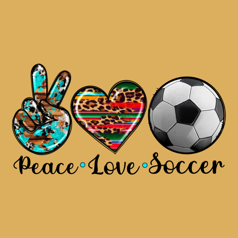 Peace Love Soccer Premium Hoodie by Artiststas | Teevron