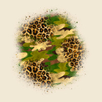 Camouflage And Leopard Patch Ladies Tee | Teevron