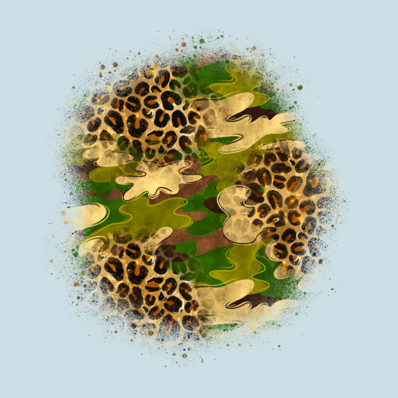 Camouflage And Leopard Patch Ladies Tee by BundleAndBundleShop | Teevron