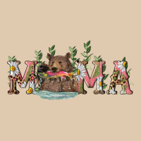 Mama With Bear And Daisy Heavyweight Sweatshirt | Teevron