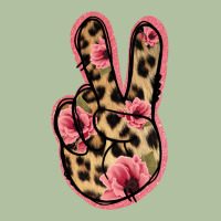 Floral Leopard Peace Sign Urban Hoodie | Teevron