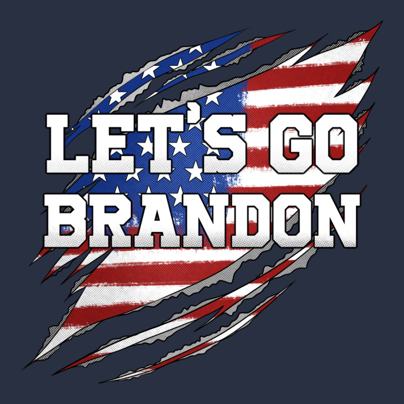 Let's Go Brandon Ripped Cloth With American Flag Heavyweight Sweatshirt by Jasminsmagicworld | Teevron
