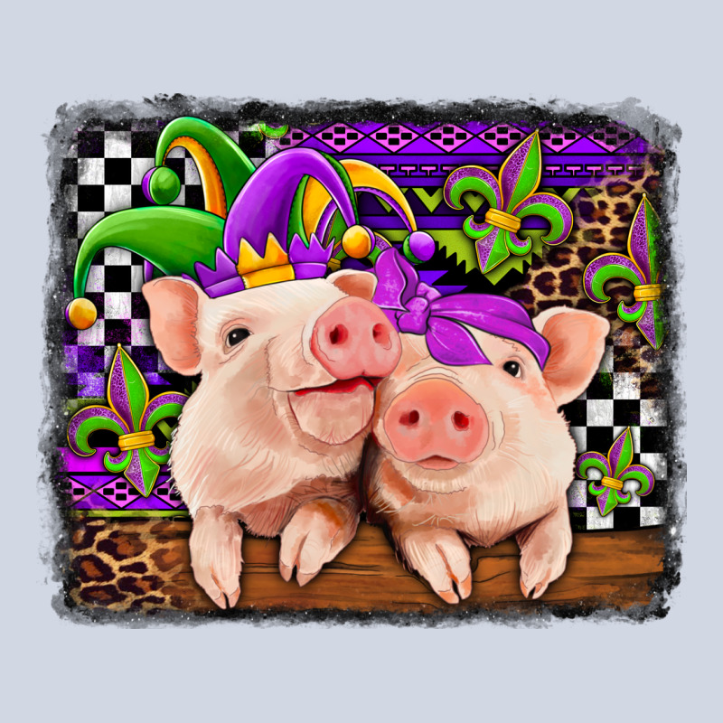 Mardi Gras Western Leopard Pigs Premium Sweatshirt by Jasminsmagicworld | Teevron