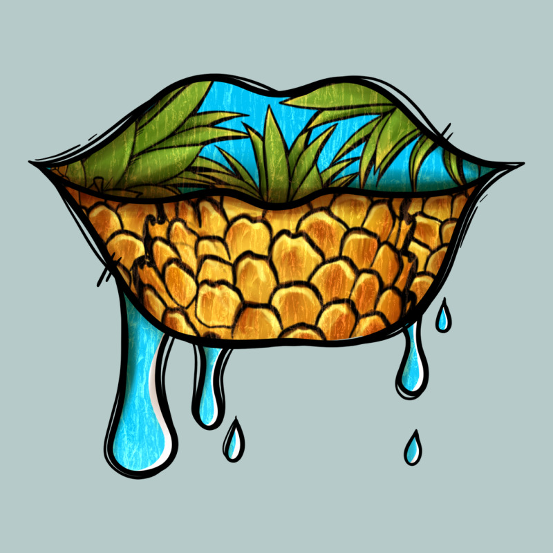 Summer Vibes Pineapple Lips Heavy Core Tee by Jasminsmagicworld | Teevron