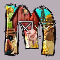 Farm Life Alphabet Lowercase Letters M Vintage Tee | Teevron