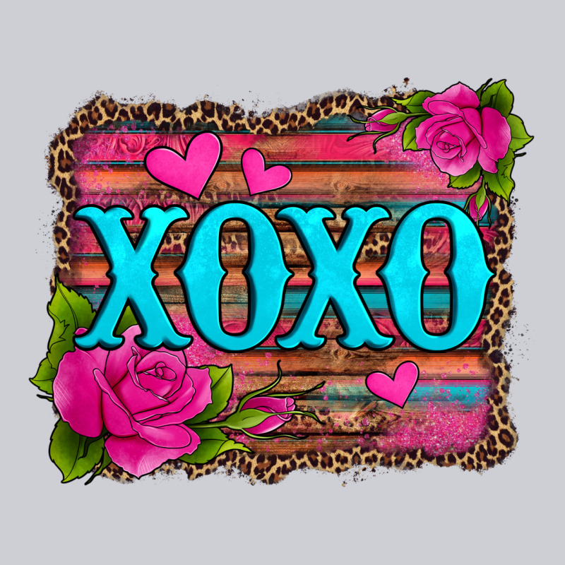 Xoxo Valentine's Day Pink Roses And Hearts Heavyweight Sweatshirt by Jasminsmagicworld | Teevron