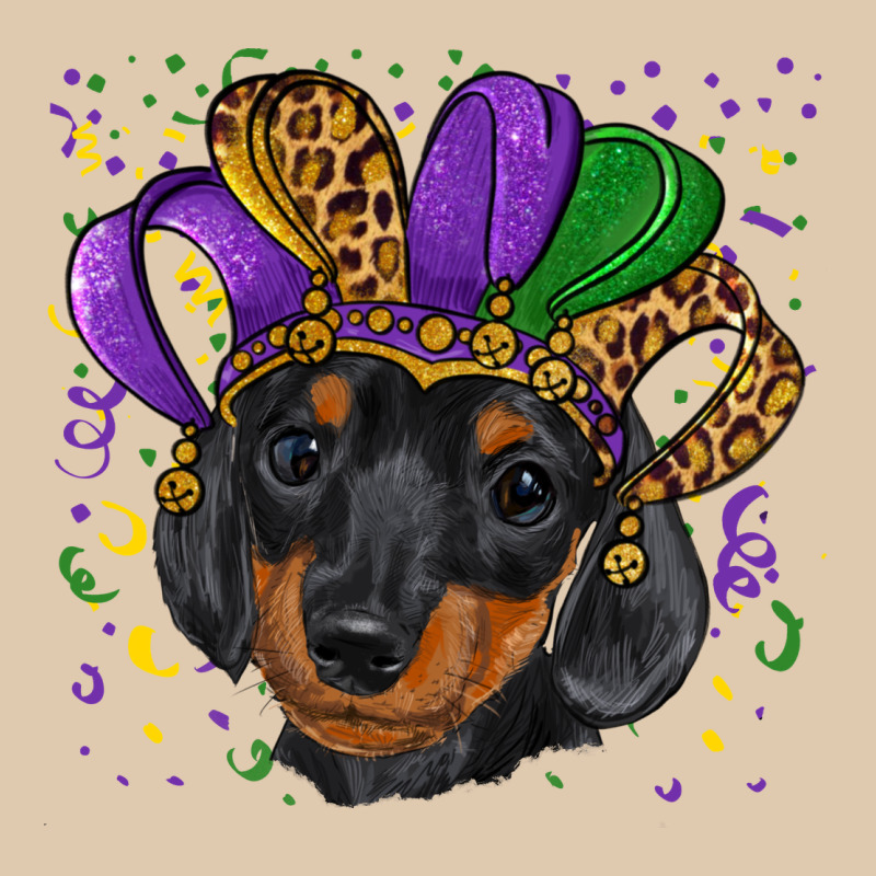 Mardi Gras Hat Dachshund Puppy Heavyweight Sweatshirt by RanaPortraitStore | Teevron