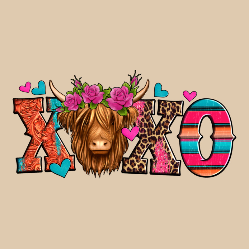 Xoxo Valentine's Day Highland Cow Heavyweight Sweatshirt by Jasminsmagicworld | Teevron