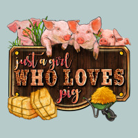 Just A Girl Who Loves Pig Olivia Heavy Core Tee | Teevron